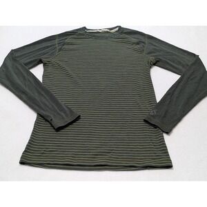 Smartwool Green Merino Wool Base Layer Long Sleeve Shirt Men's Size Small READ